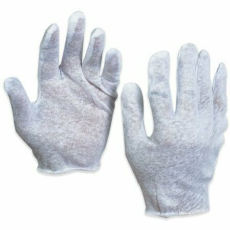BSC PREFERRED Cotton Inspection Gloves 2.5 oz. - Large, 12PK S-7892M